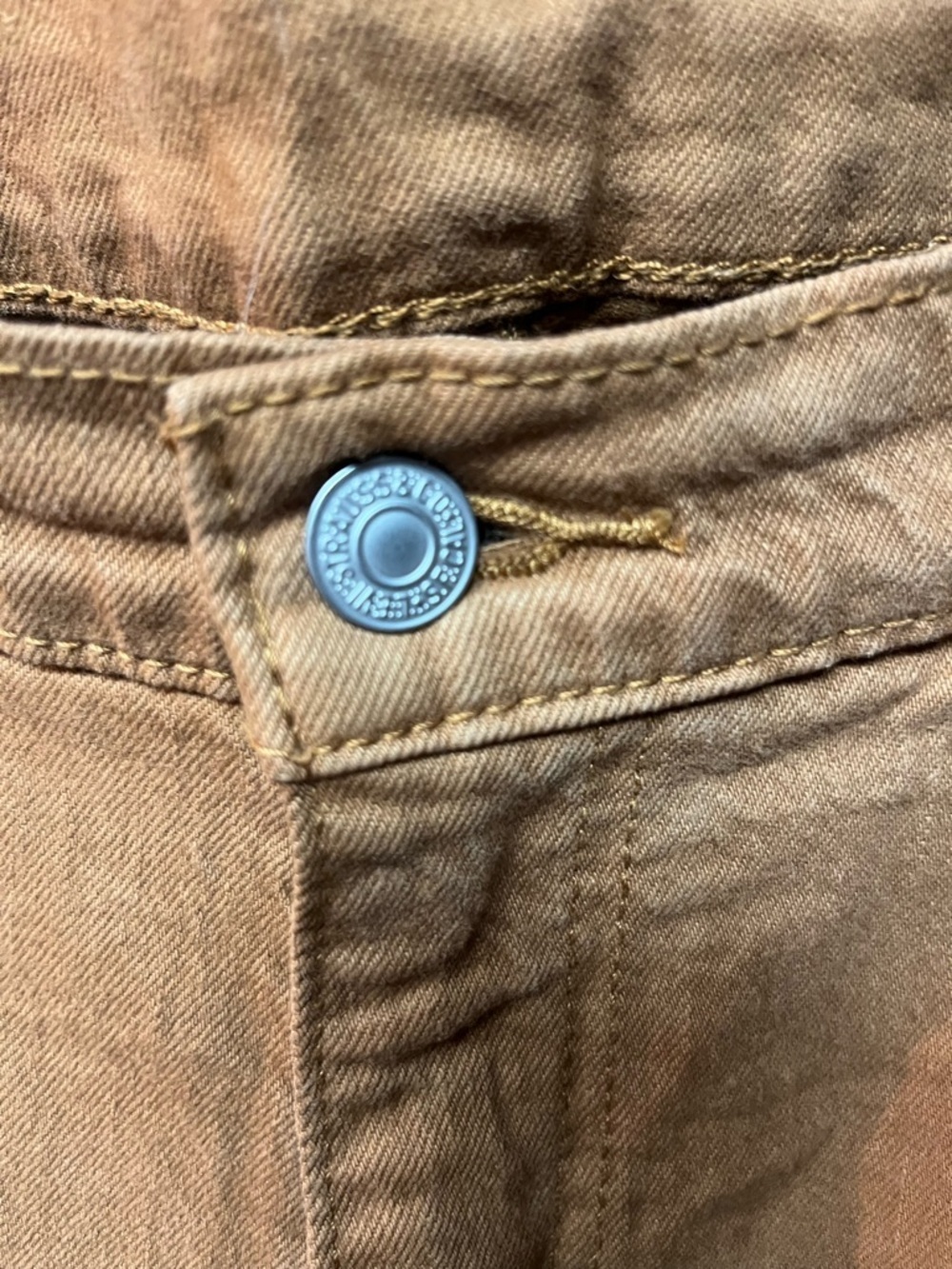 Levi's 505 Straight Brown Jeans - Picture 2 of 5